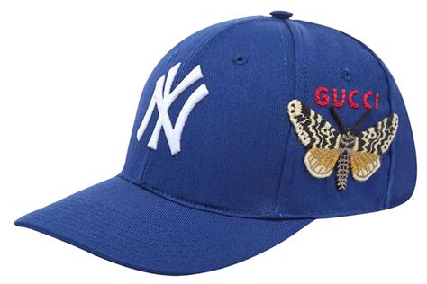 gucci yankees butterfly cap